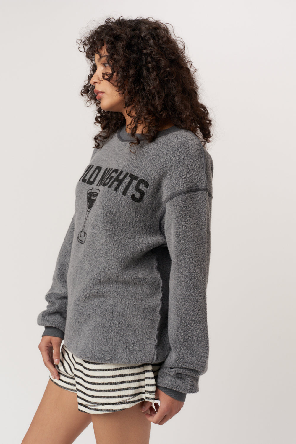 Lazy Days/Wild Nights Reversible Sweatshirt