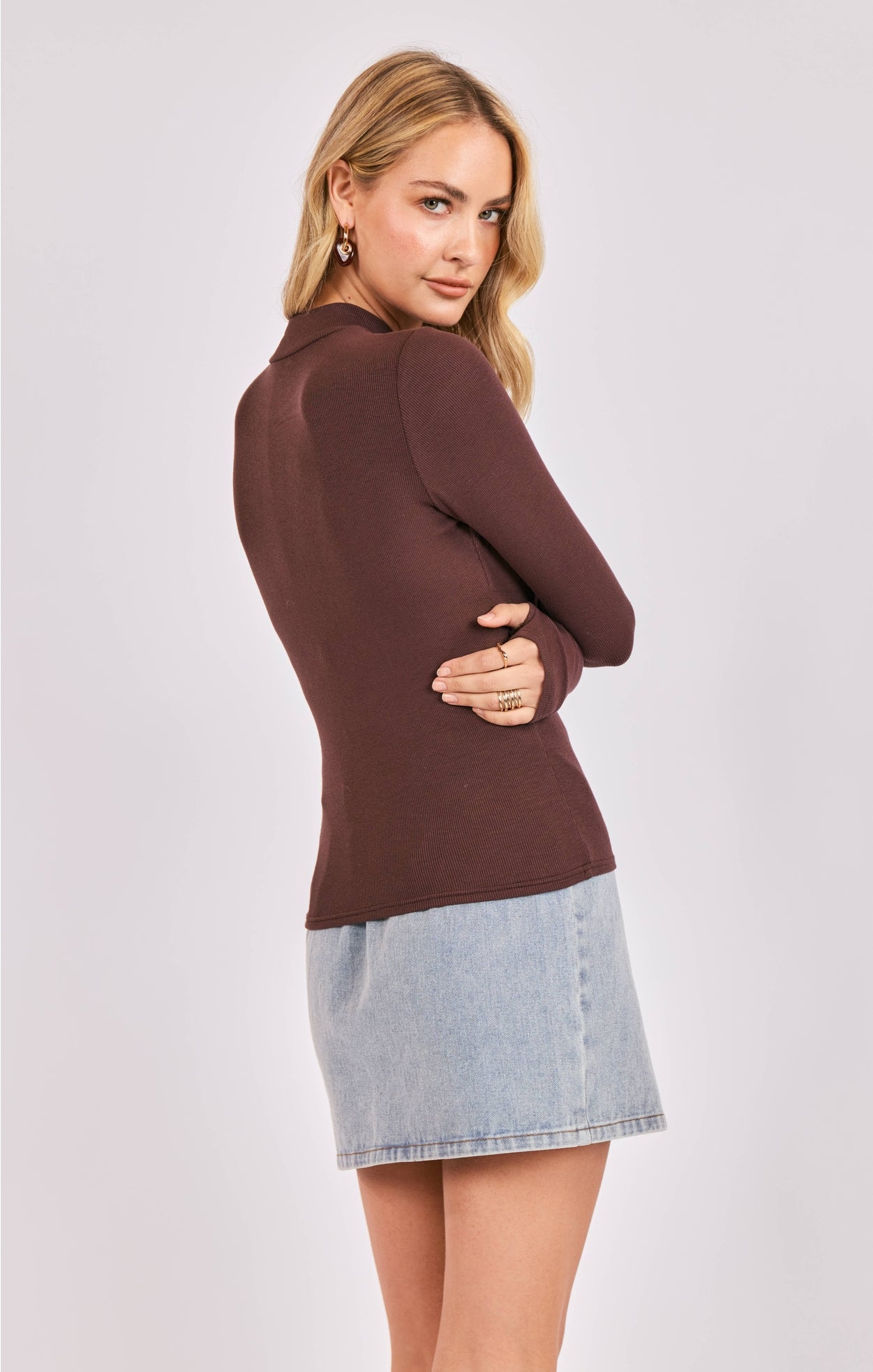 Ronan Mock Neck Top