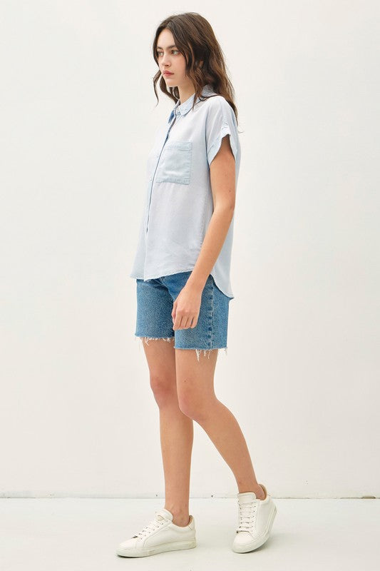 Lex Chambray Top