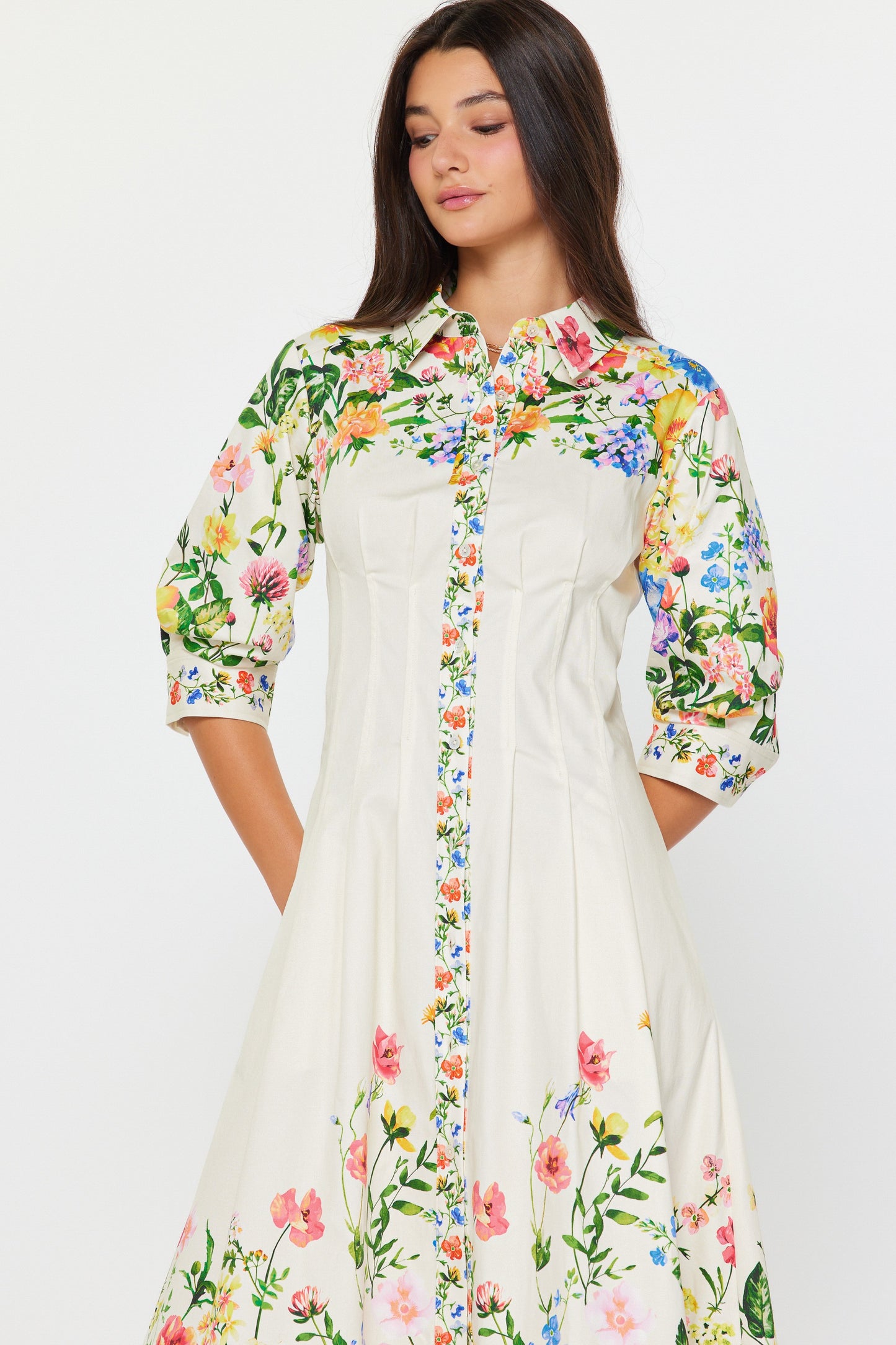 Garden Terrace Midi Dress