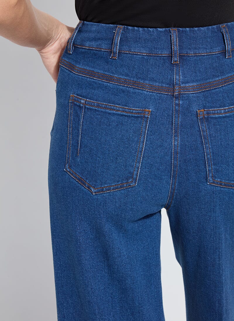 Simone Hi Waist Studded Wide Leg