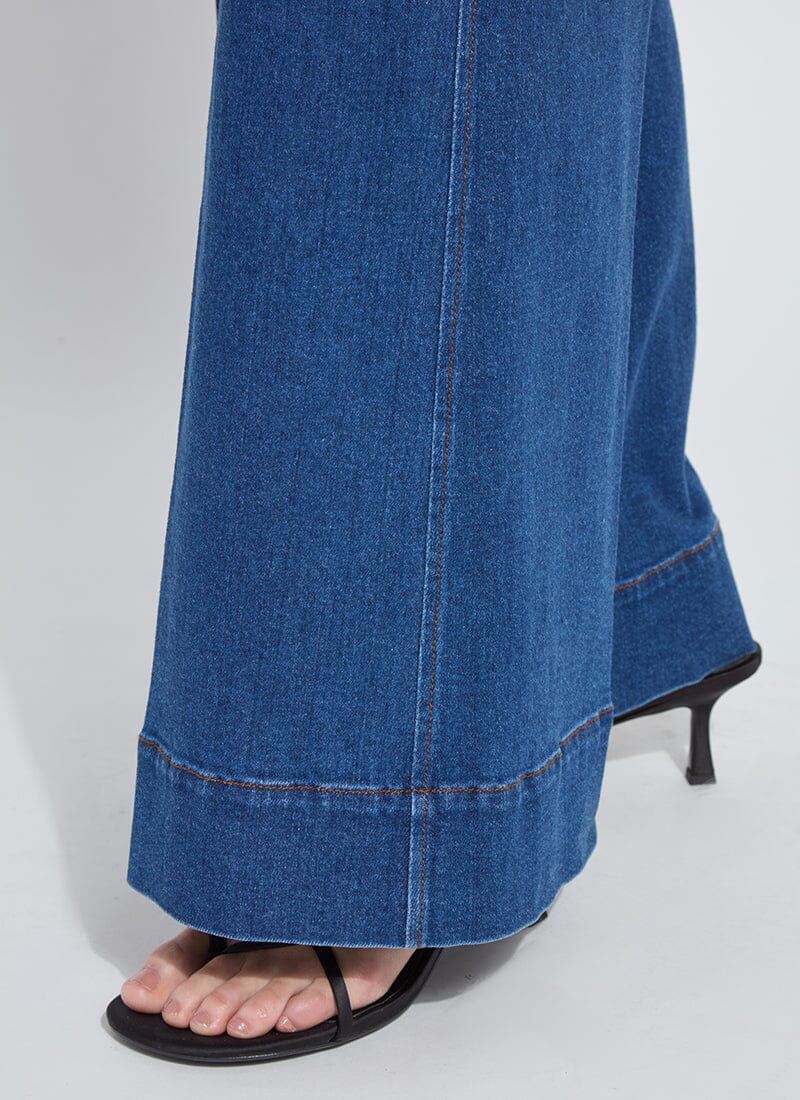 Simone Hi Waist Studded Wide Leg