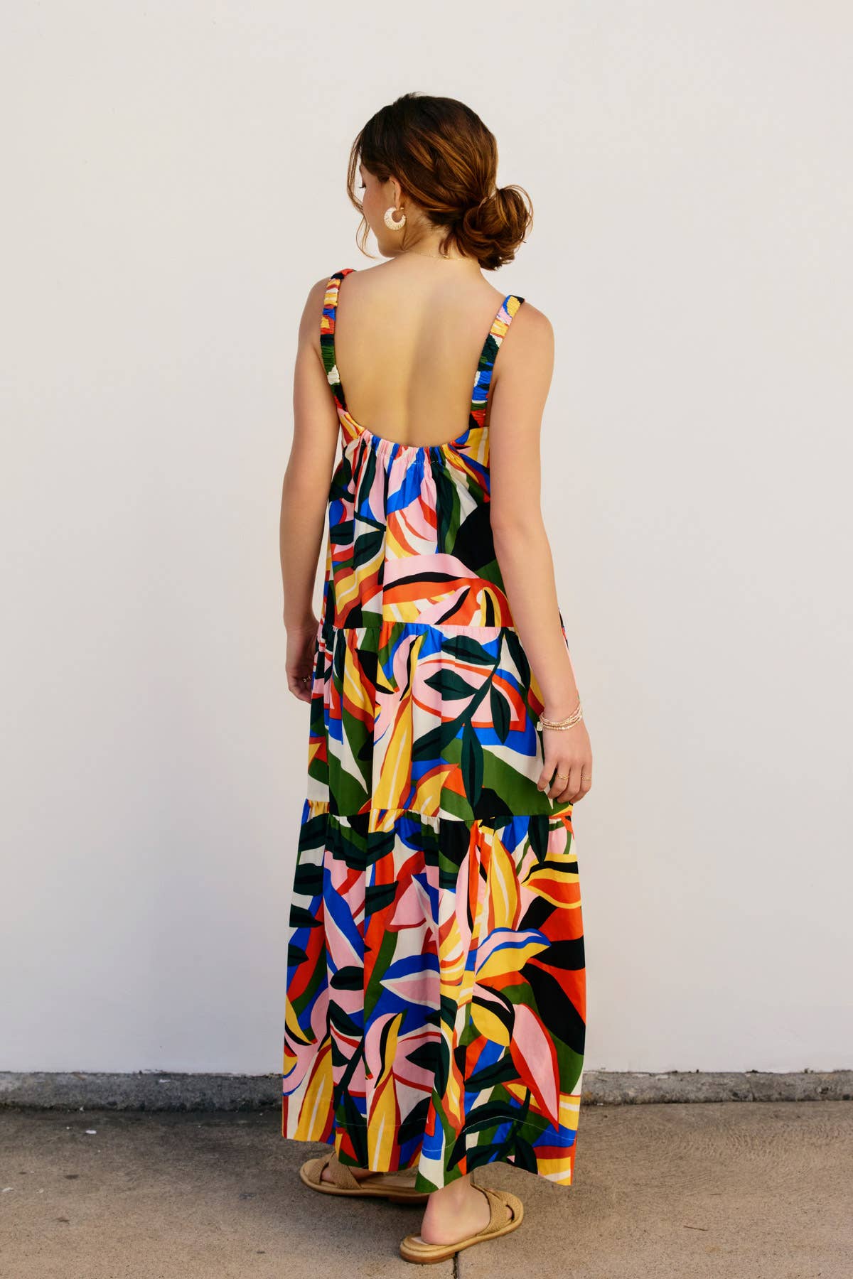 Tropical Kaleidoscope Maxi Dress