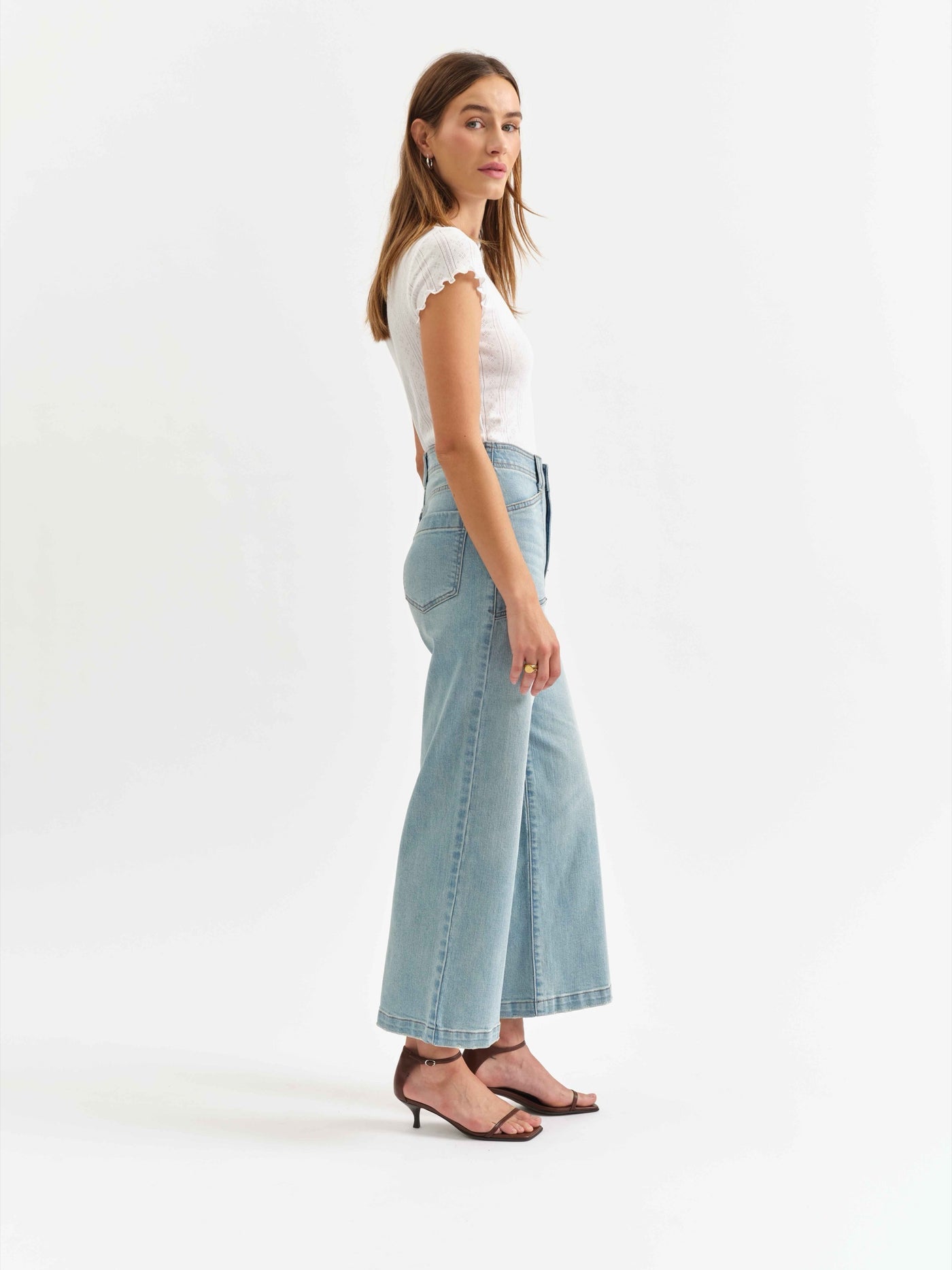 Vally Girl Wide Leg Ankle In Romcom