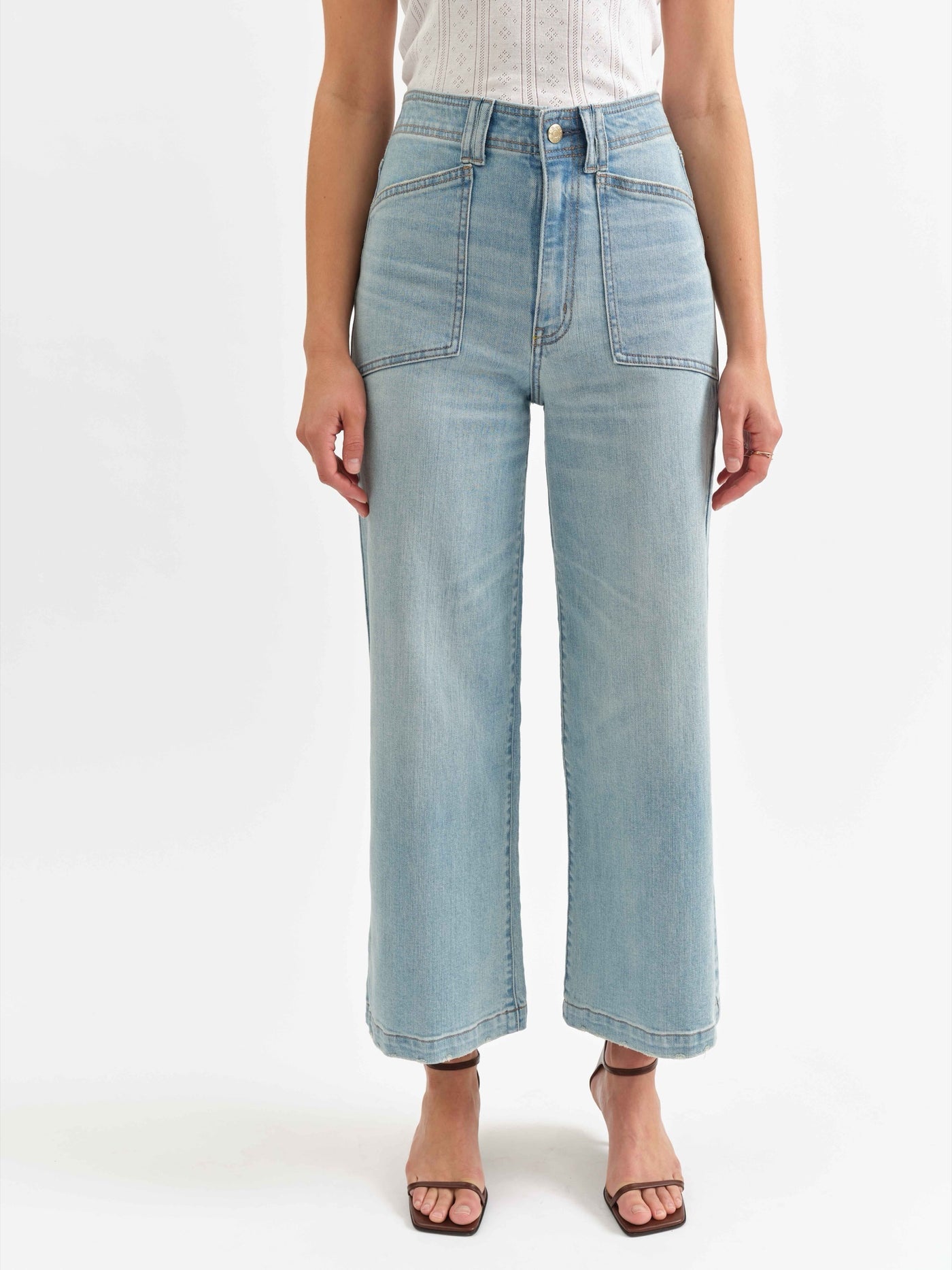 Vally Girl Wide Leg Ankle In Romcom
