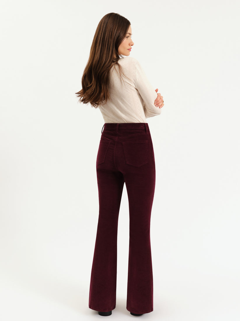 Sunset Flare High Rise-Fig Cord