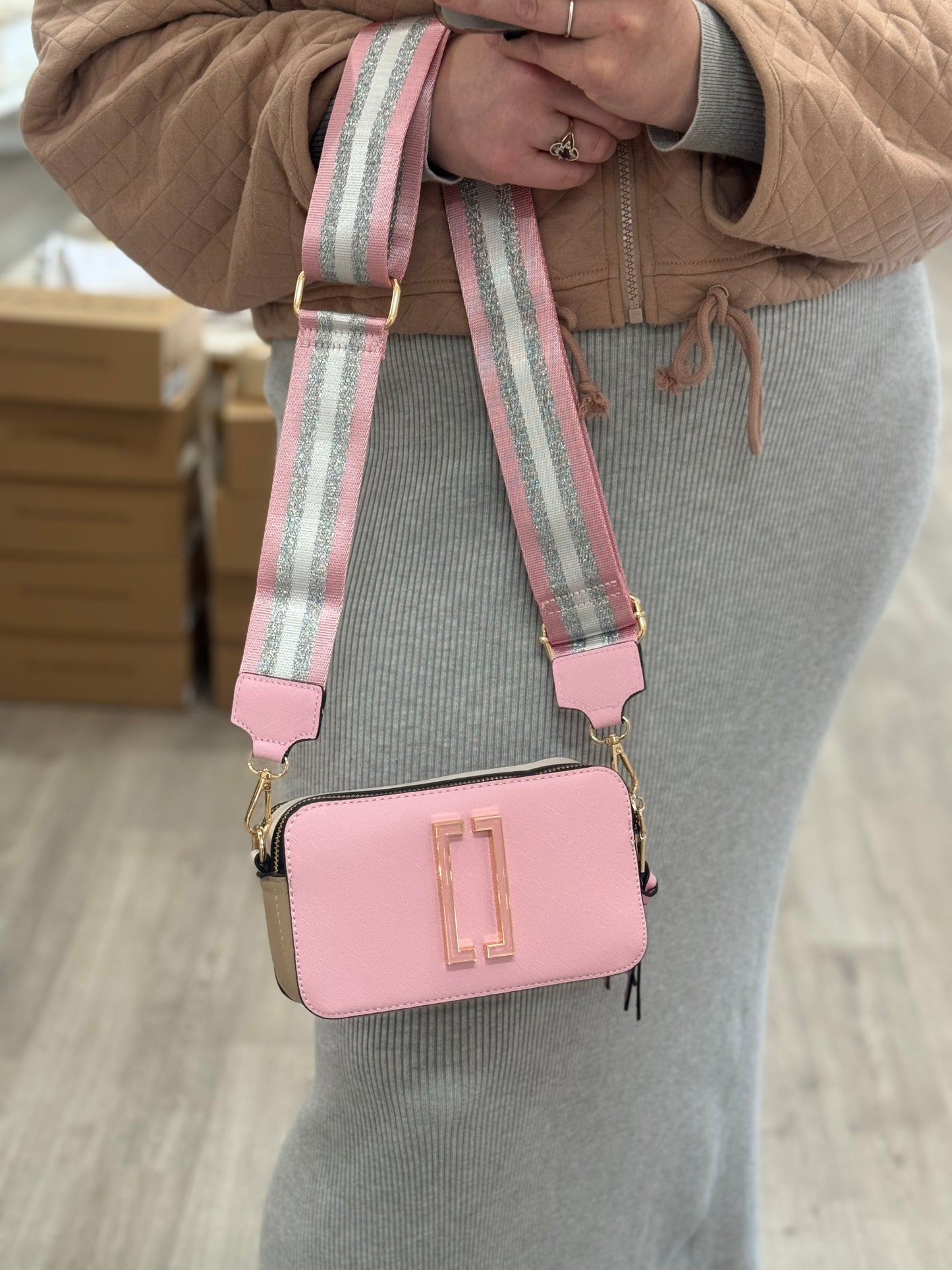 Pink Camera Bag
