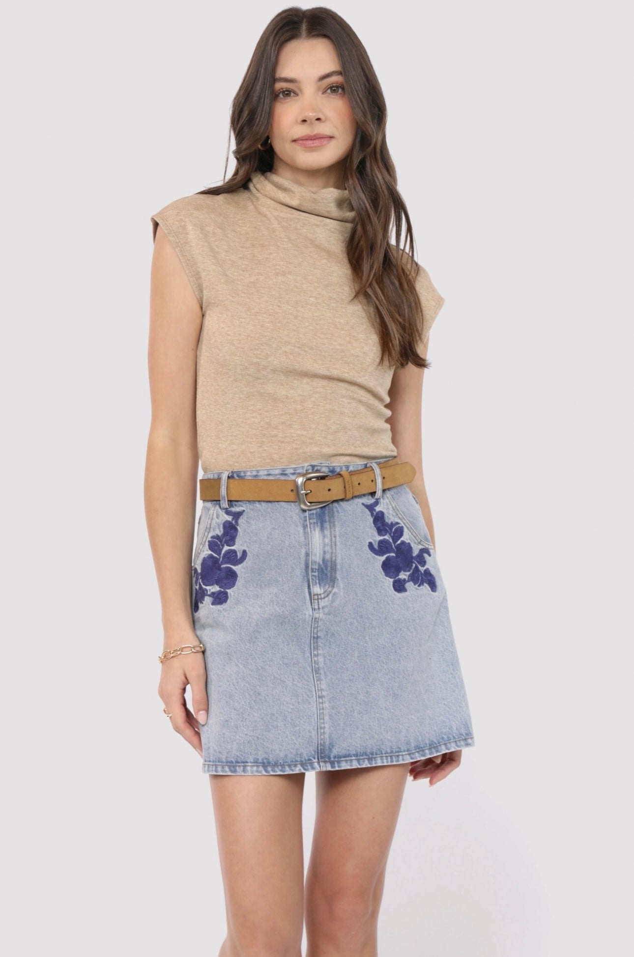 Open Up Turtleneck Knit Top