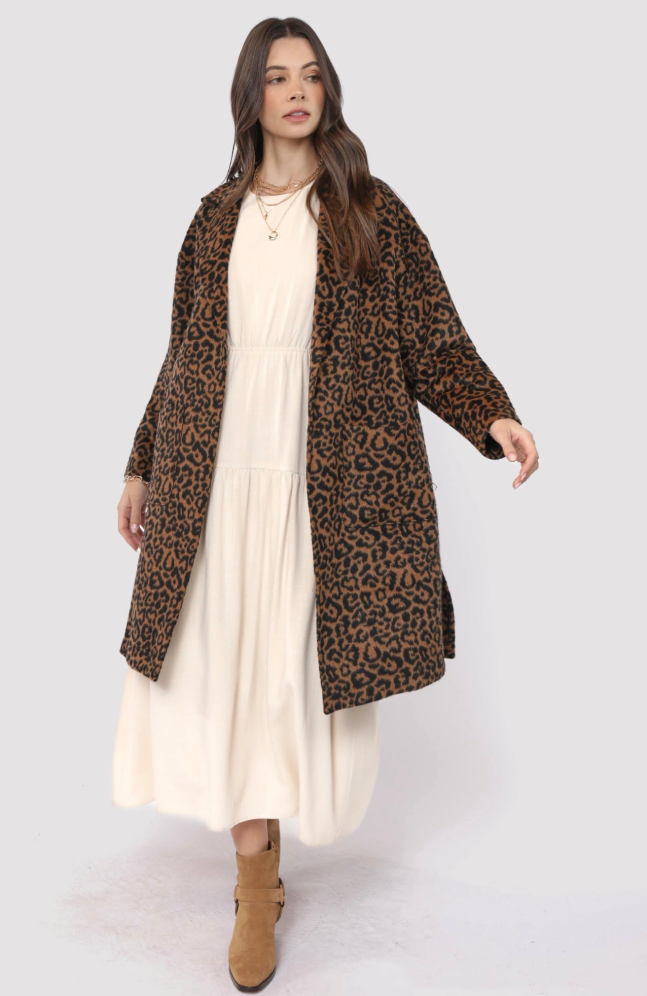 Animal Instinct Leopard Coat