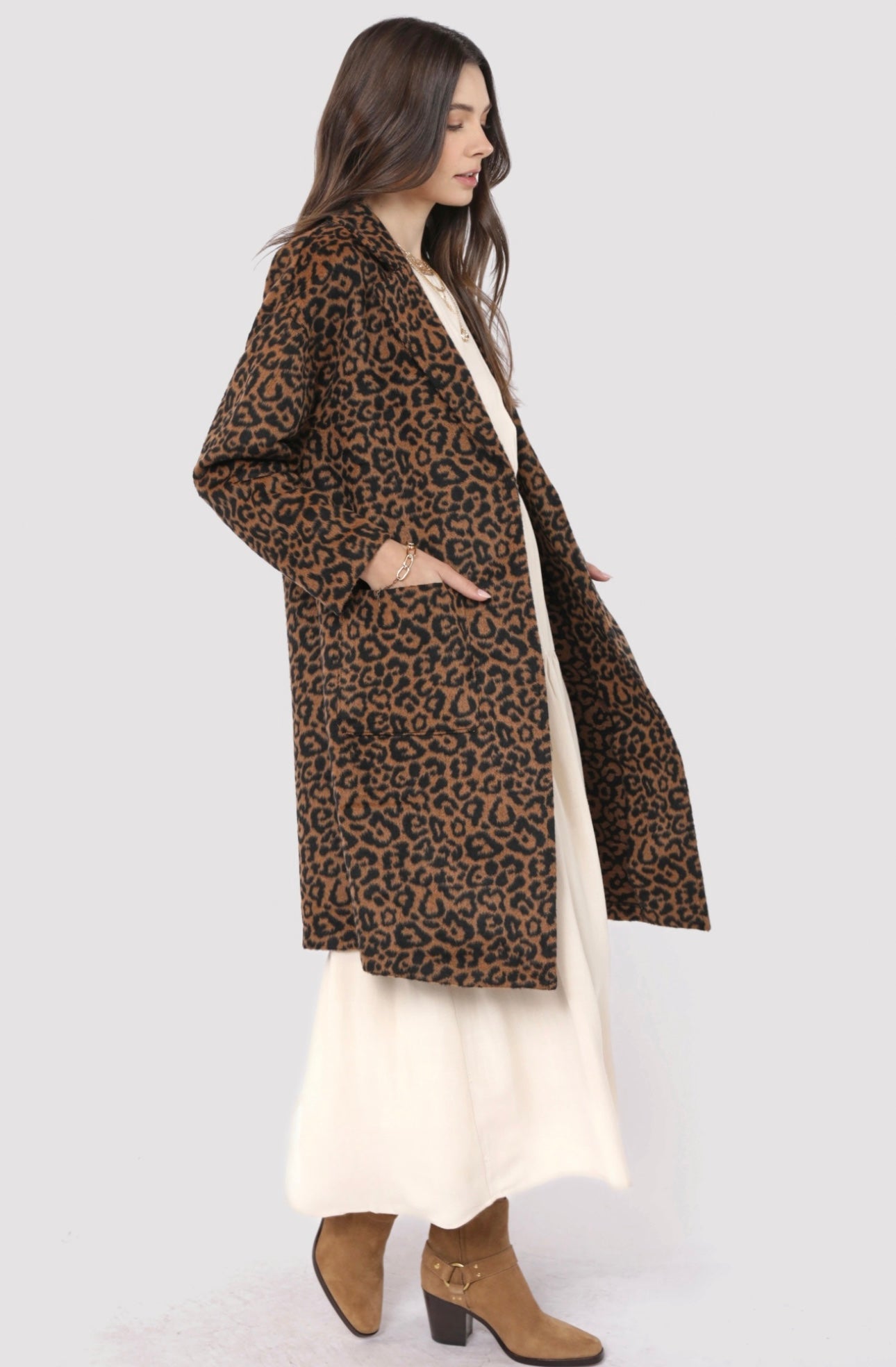 Animal Instinct Leopard Coat