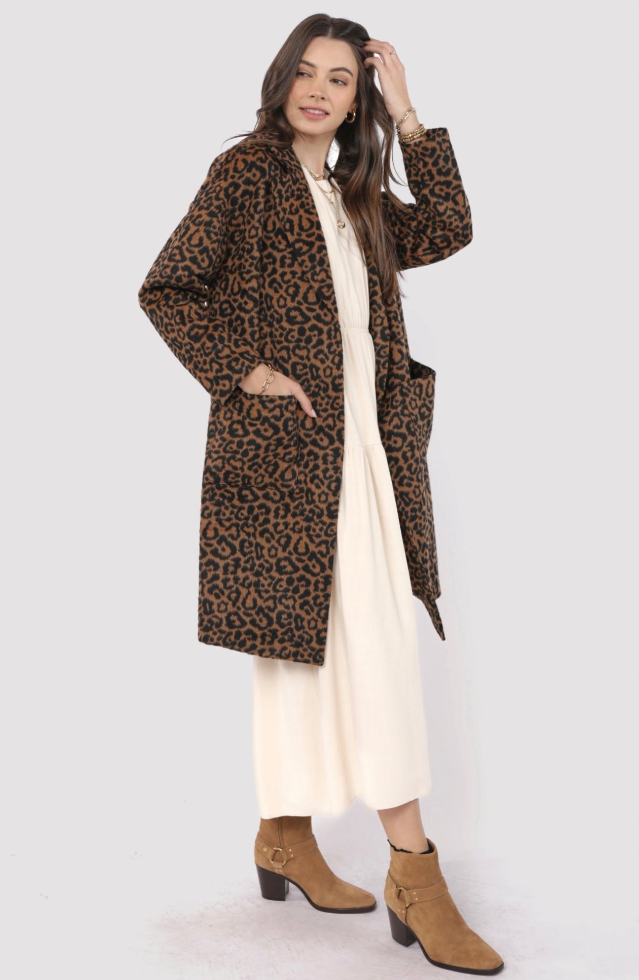 Animal Instinct Leopard Coat