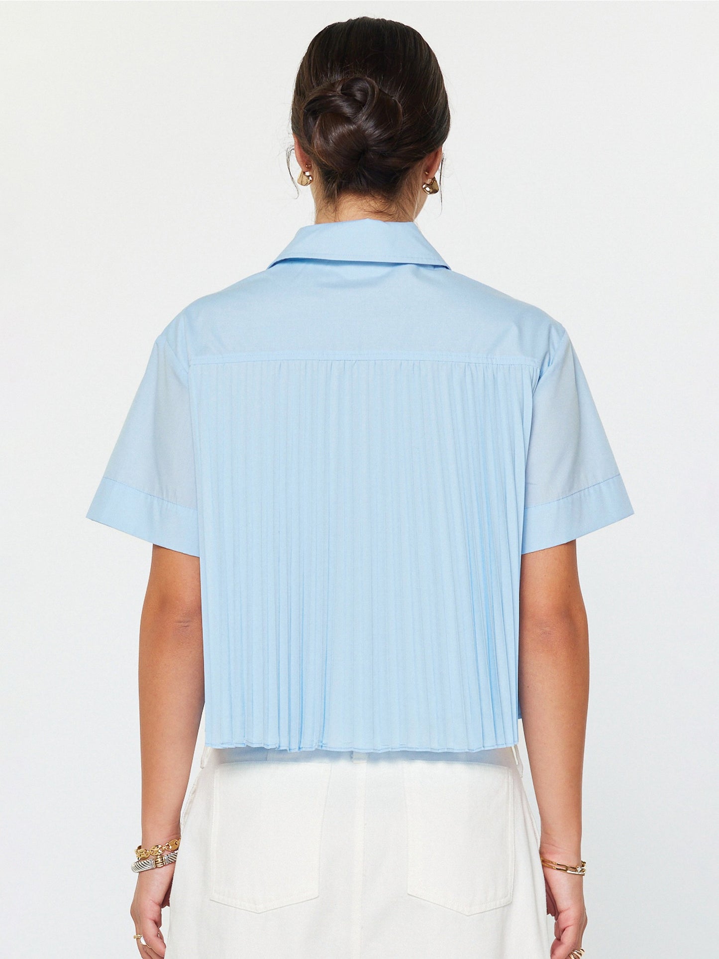 Susie Crop Button up