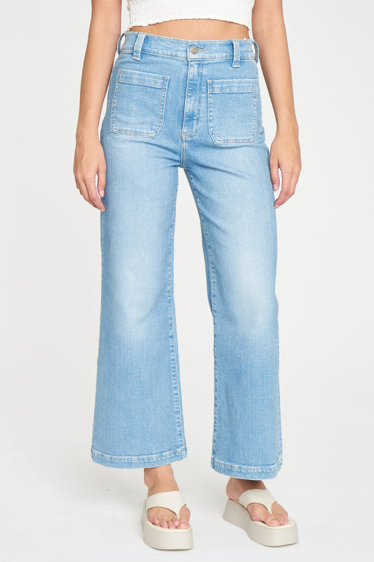 Siren Patch Pocket Jeans - Clarity