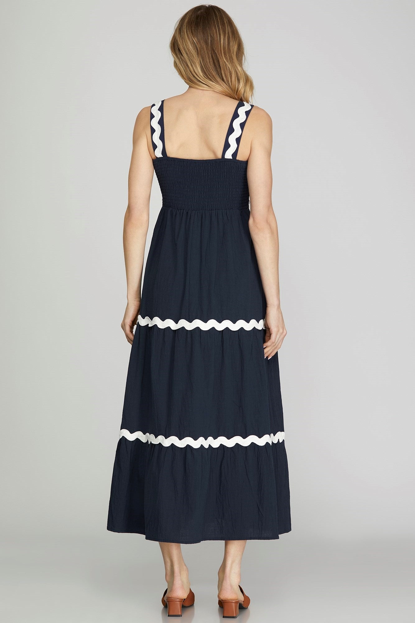 Charlotte Dress - Navy