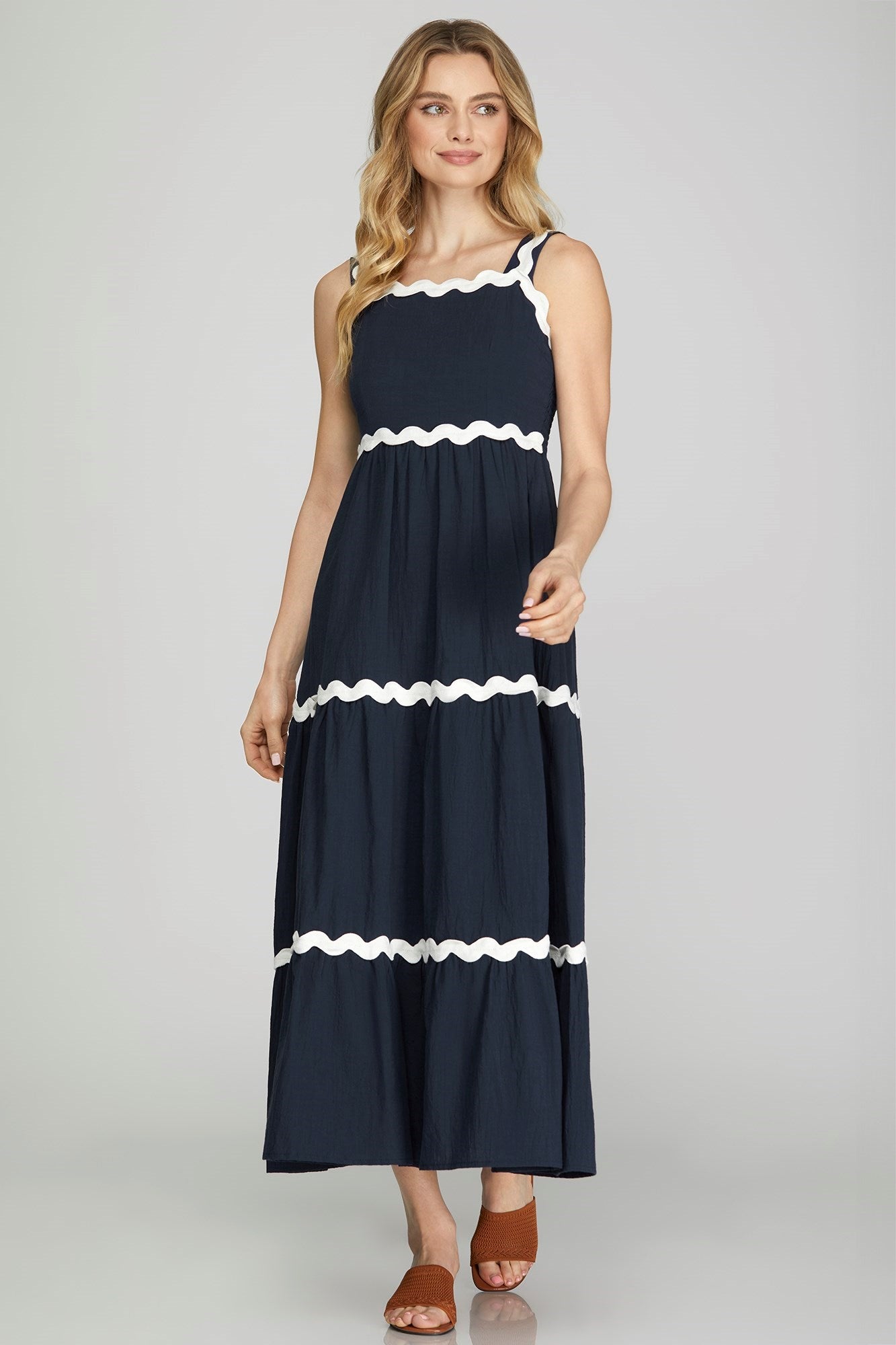 Charlotte Dress - Navy
