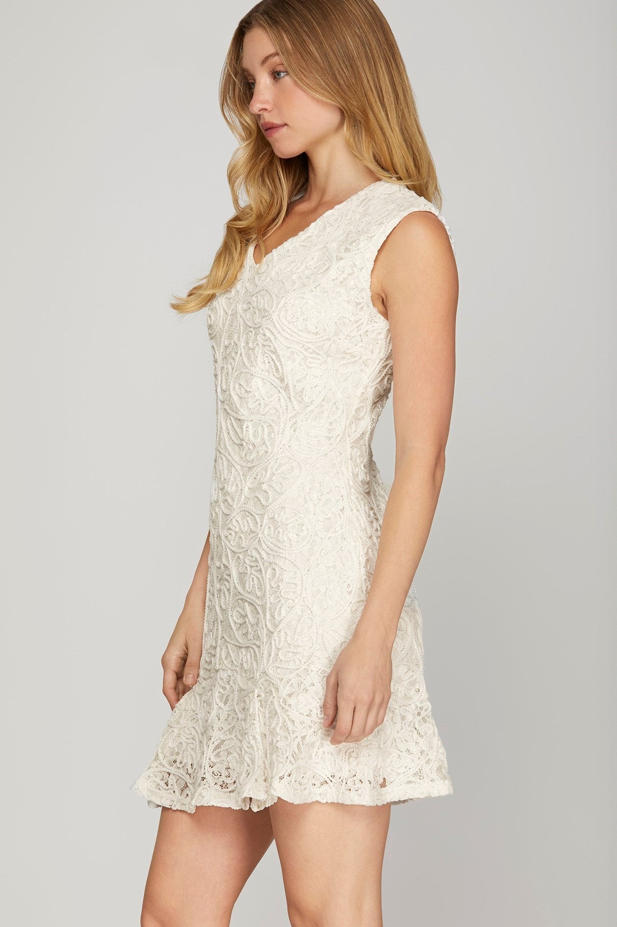 Lace Petal Dress