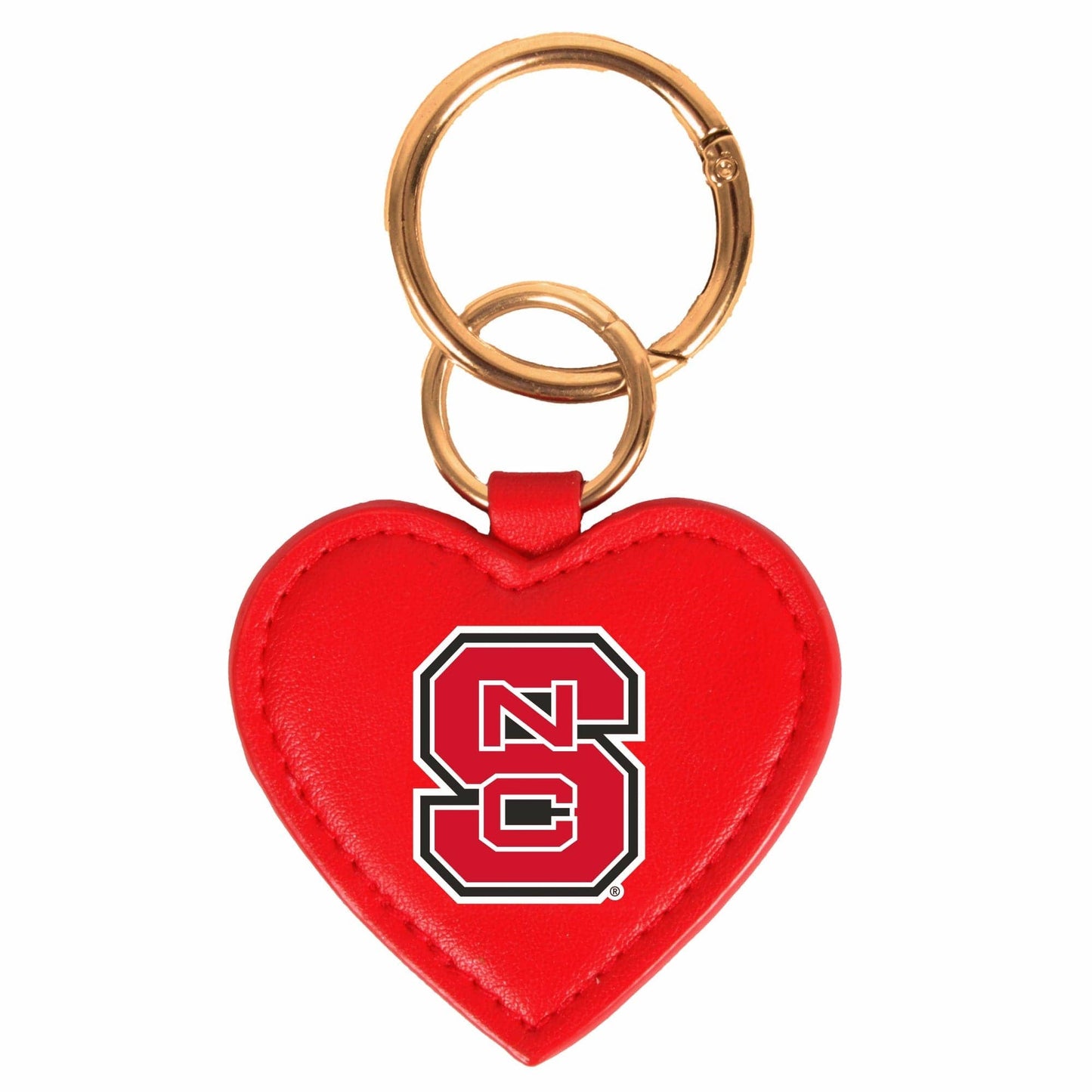 North Carolina State Heart Purse Charm/ Key Ring by Desden