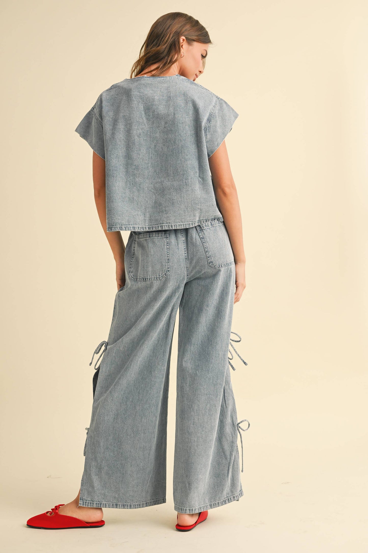 Jenna Tie Front Blouse