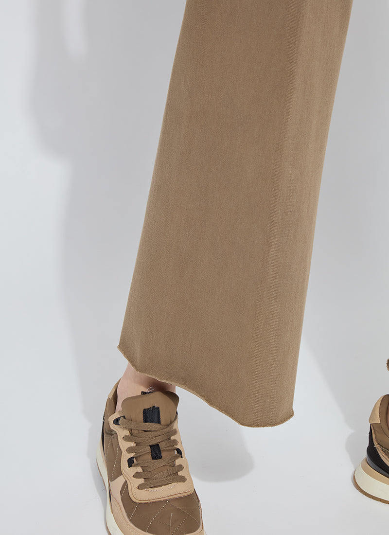 Erin Wide Leg Denim - Antique Wash Smoked Olive