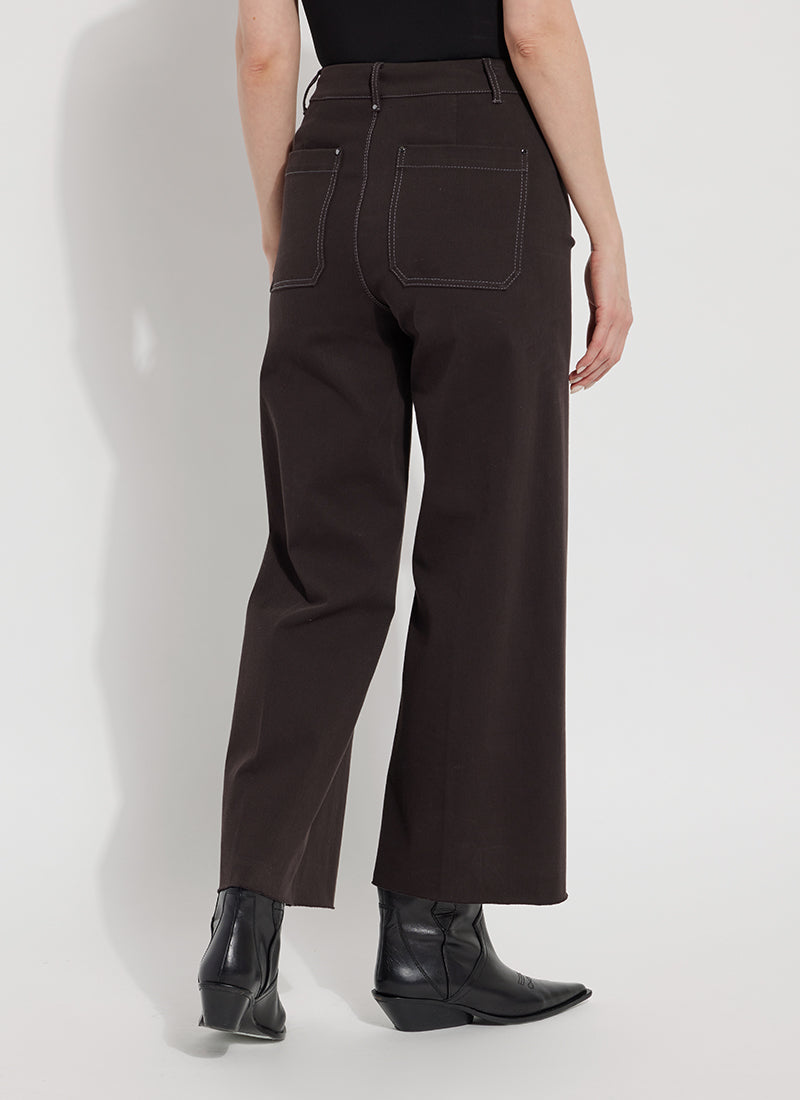 Erin Wide Leg Denim - Double Espresso