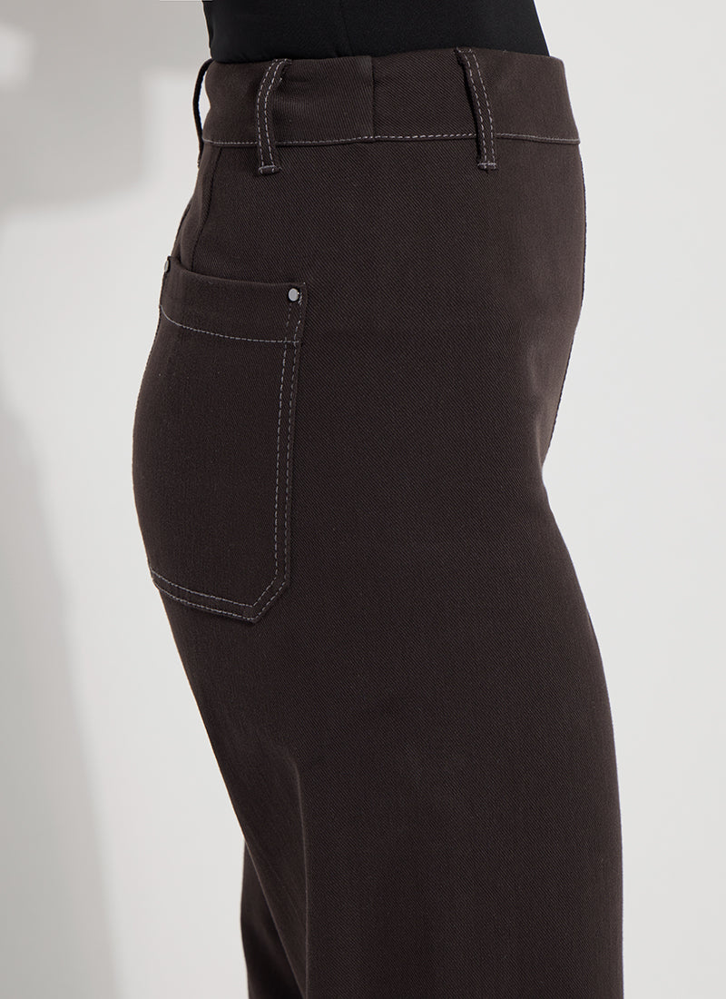 Erin Wide Leg Denim - Double Espresso