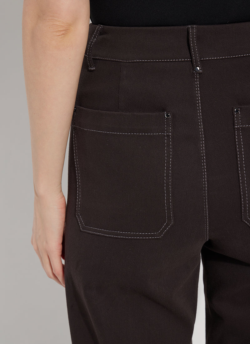 Erin Wide Leg Denim - Double Espresso