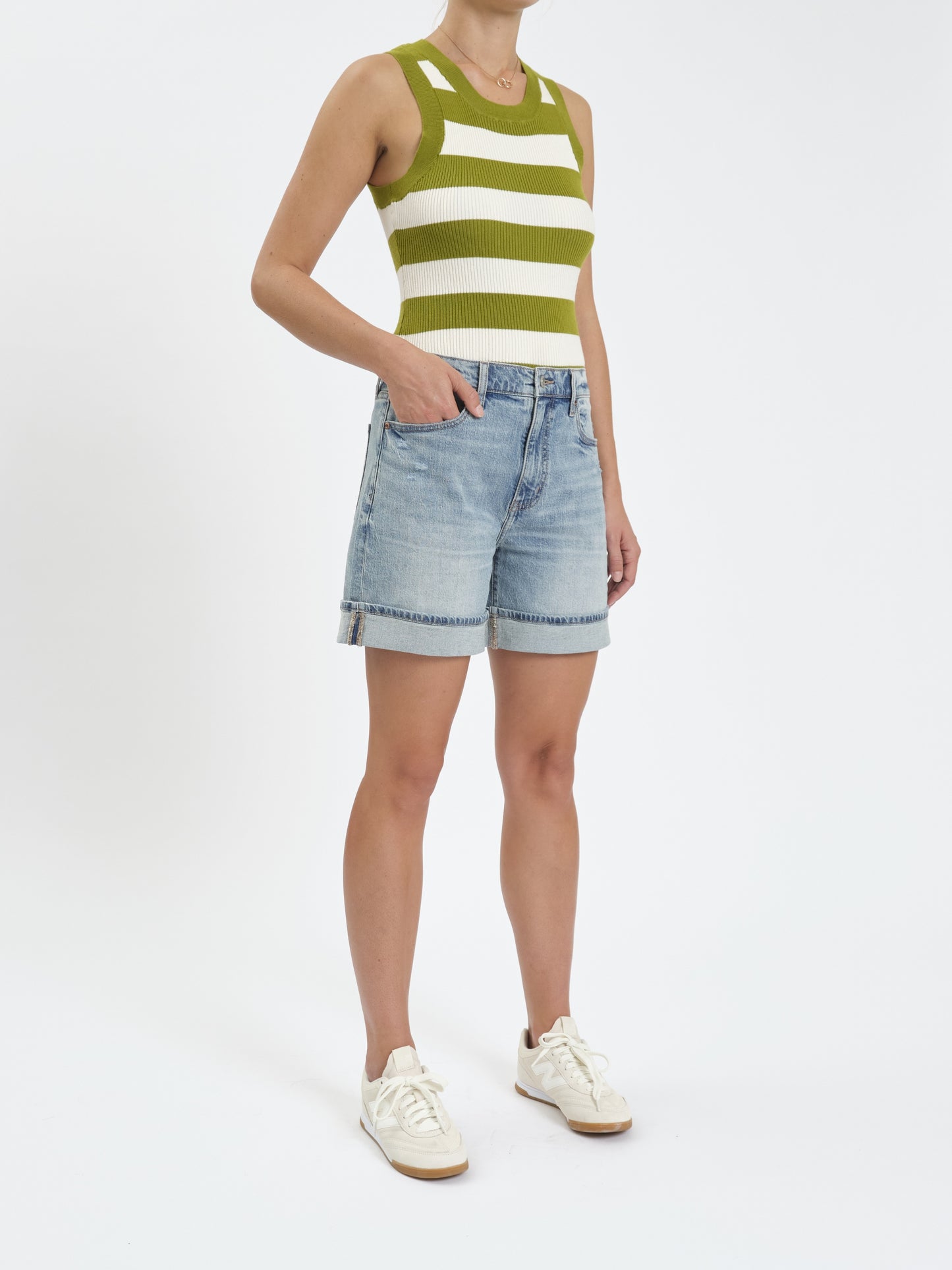 Easy Rider Midi Shorts In Dive In
