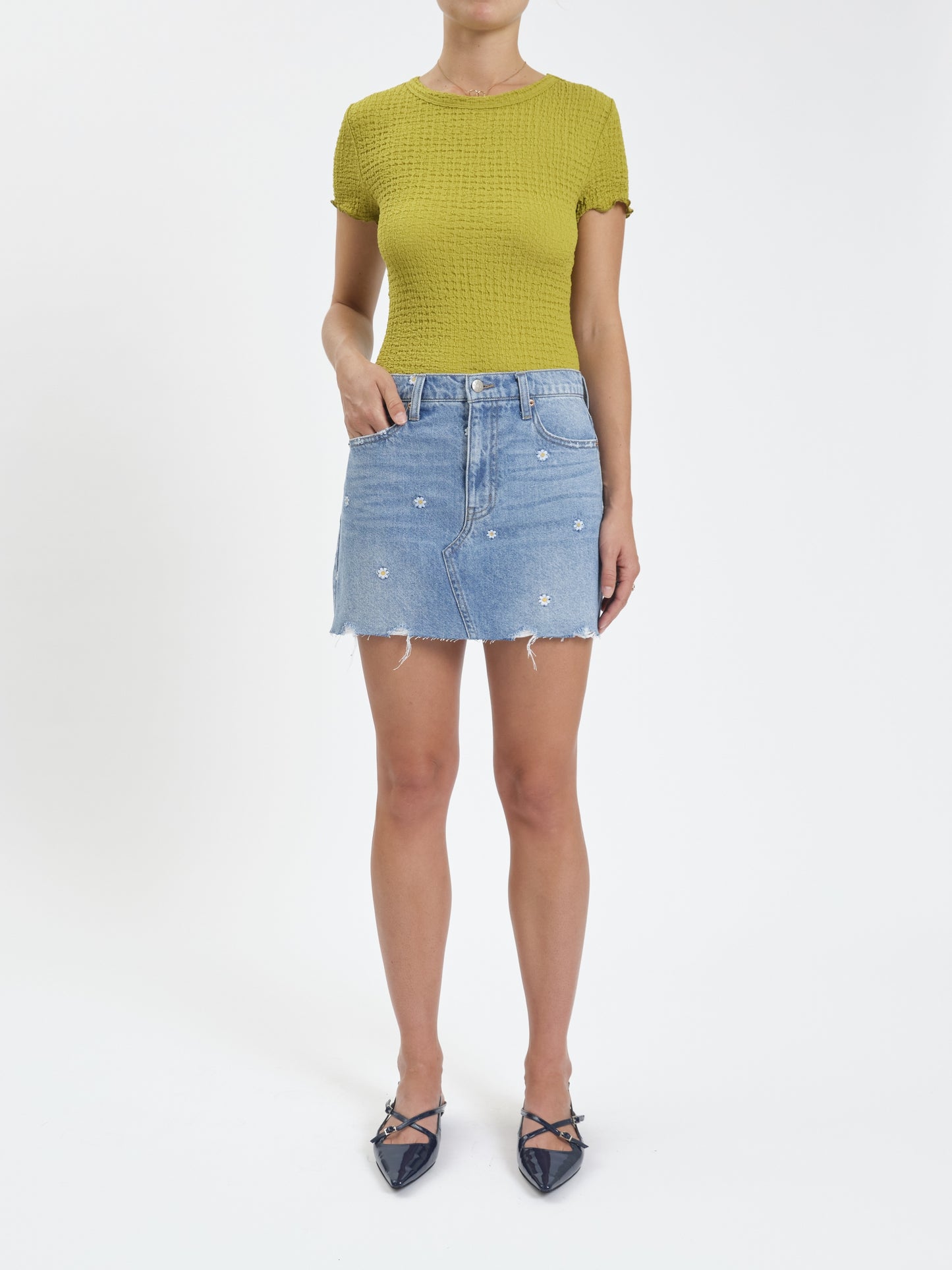 Malibu Mini Skirt In Daze-Y