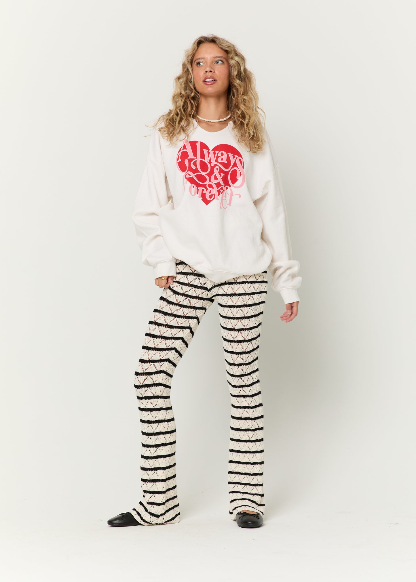 Always & Forever Cut Crew Sweatshirt