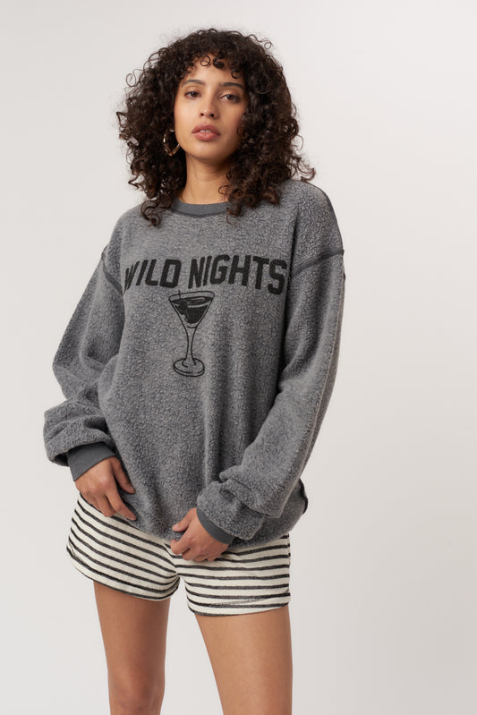 Lazy Days/Wild Nights Reversible Sweatshirt