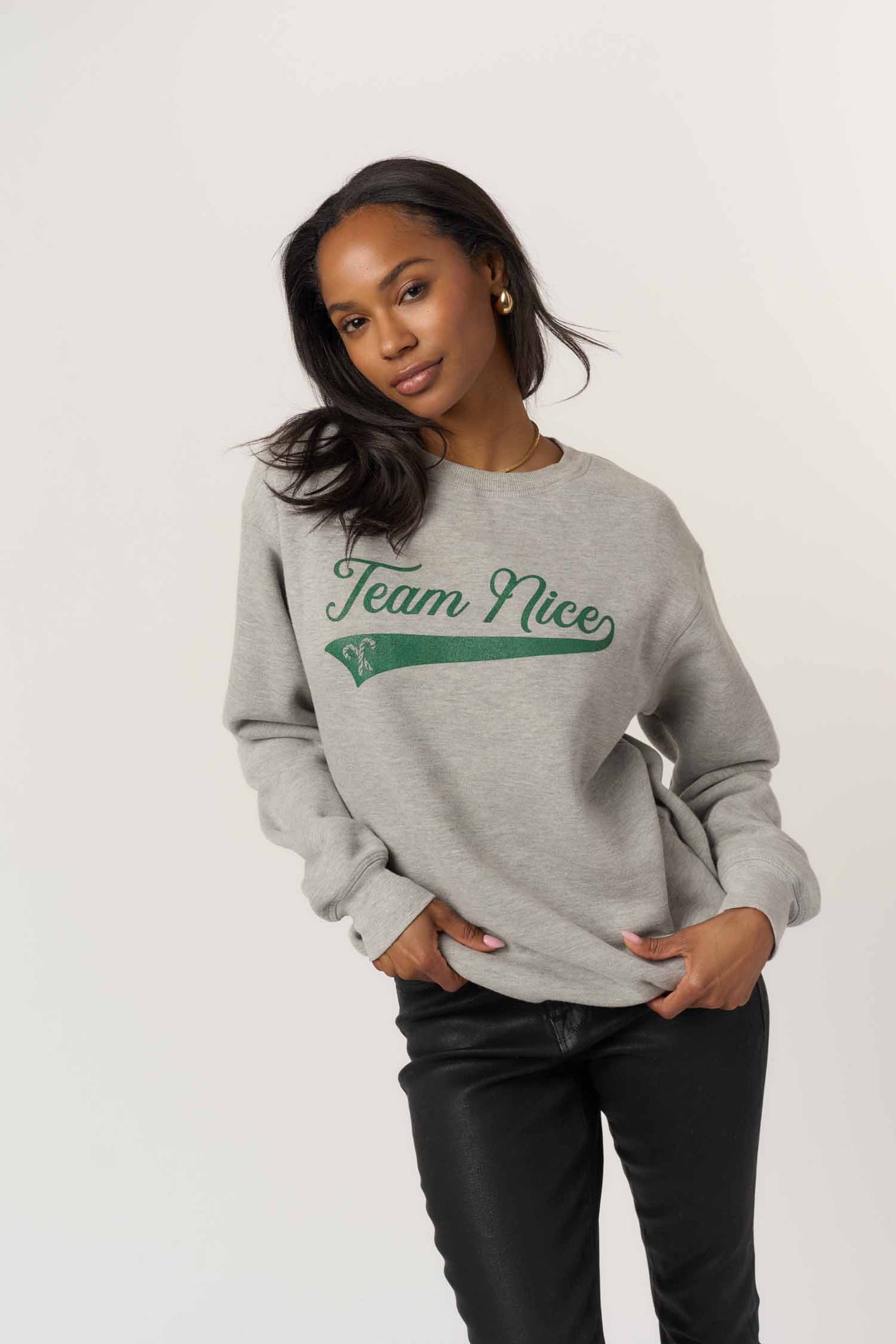Team Naughty/Team Nice Reversible Sweatshirt
