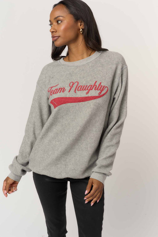 Team Naughty/Team Nice Reversible Sweatshirt