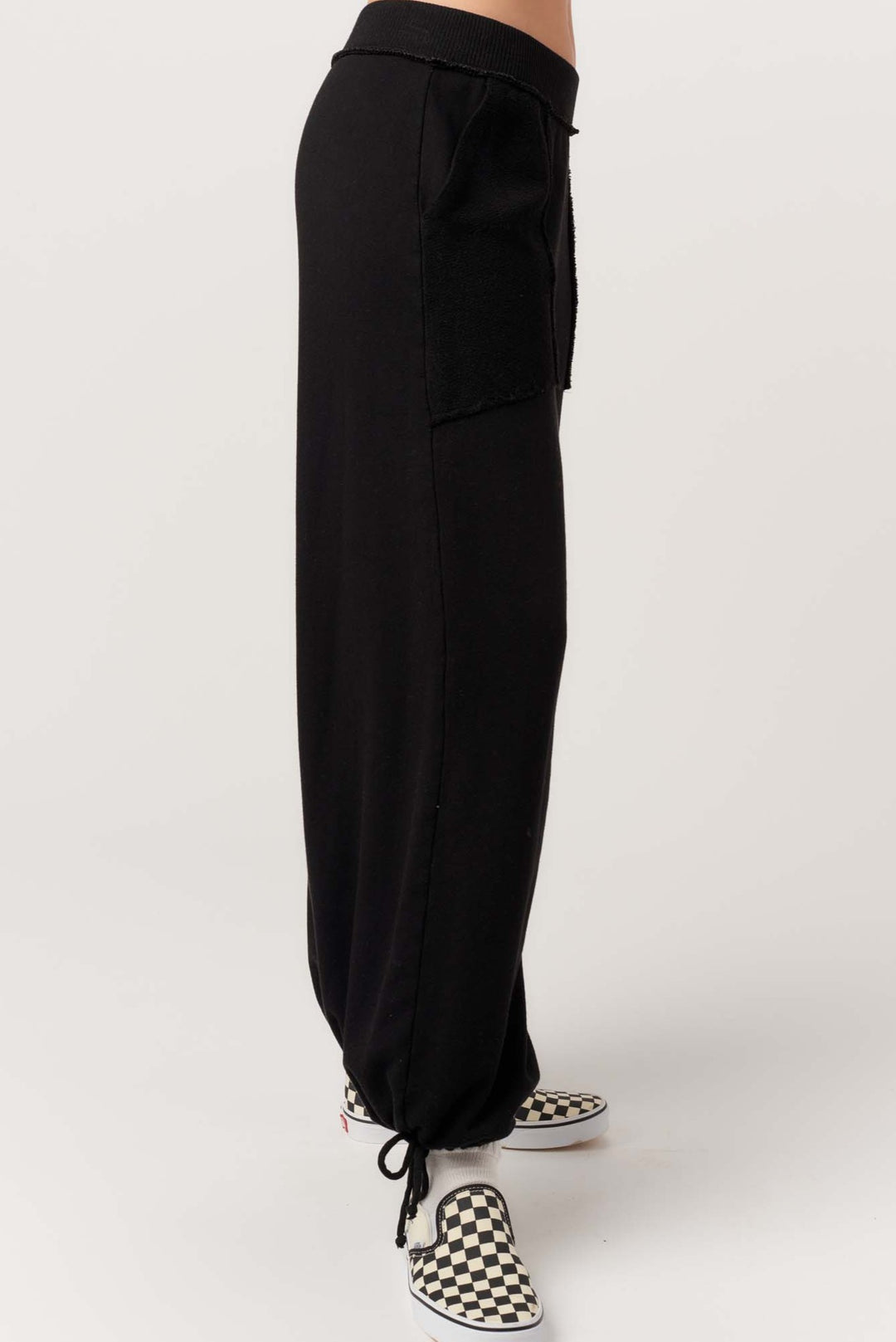 Going Places Mixed Textured Pant