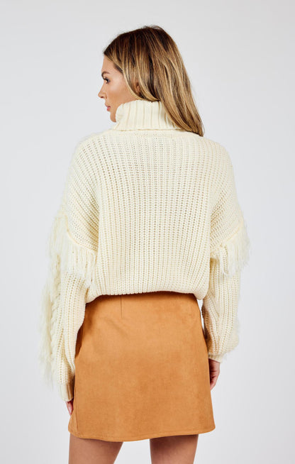 Carter Fringe Sweater