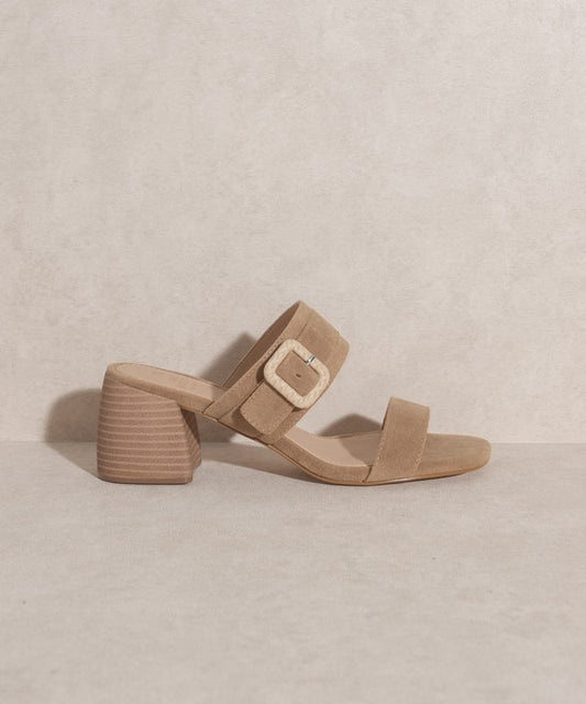 OASIS SOCIETY Nicole - Buckle Block Heel