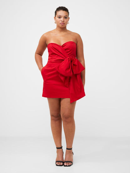 French Connection -Florida Winter Strapless Dress