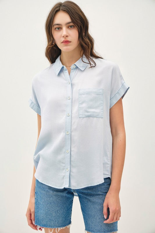 Lex Chambray Top