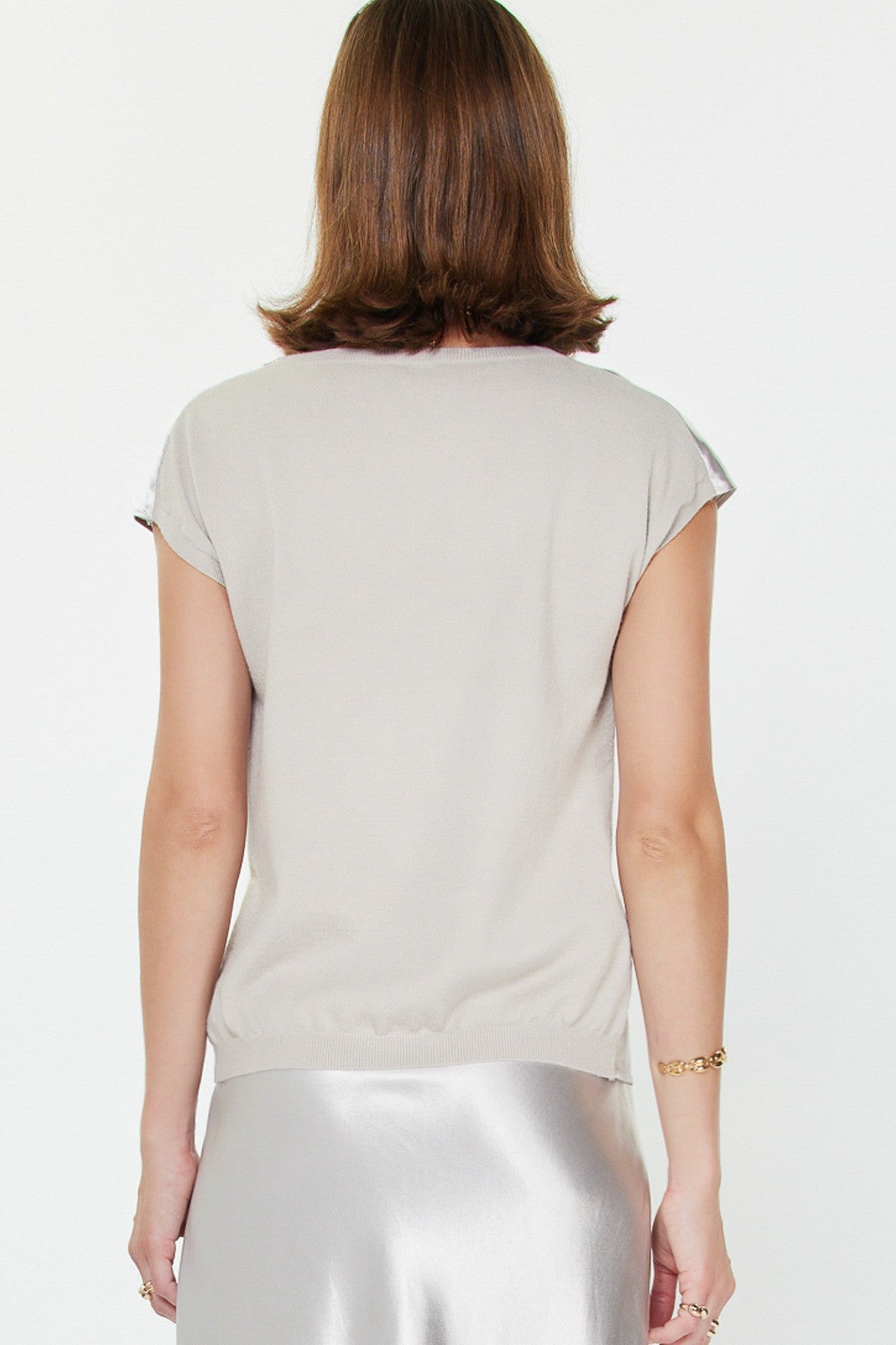 Silver Holiday Top