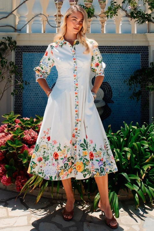 Garden Terrace Midi Dress