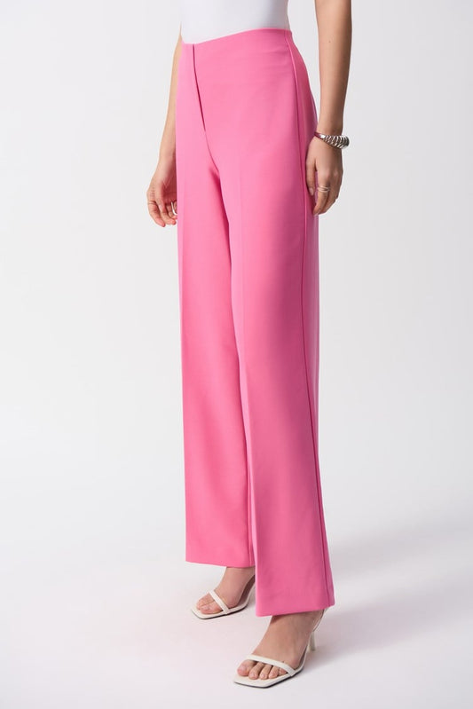 Joseph Ribkoff-Lux Twill Pull-On Wide-Leg Pants