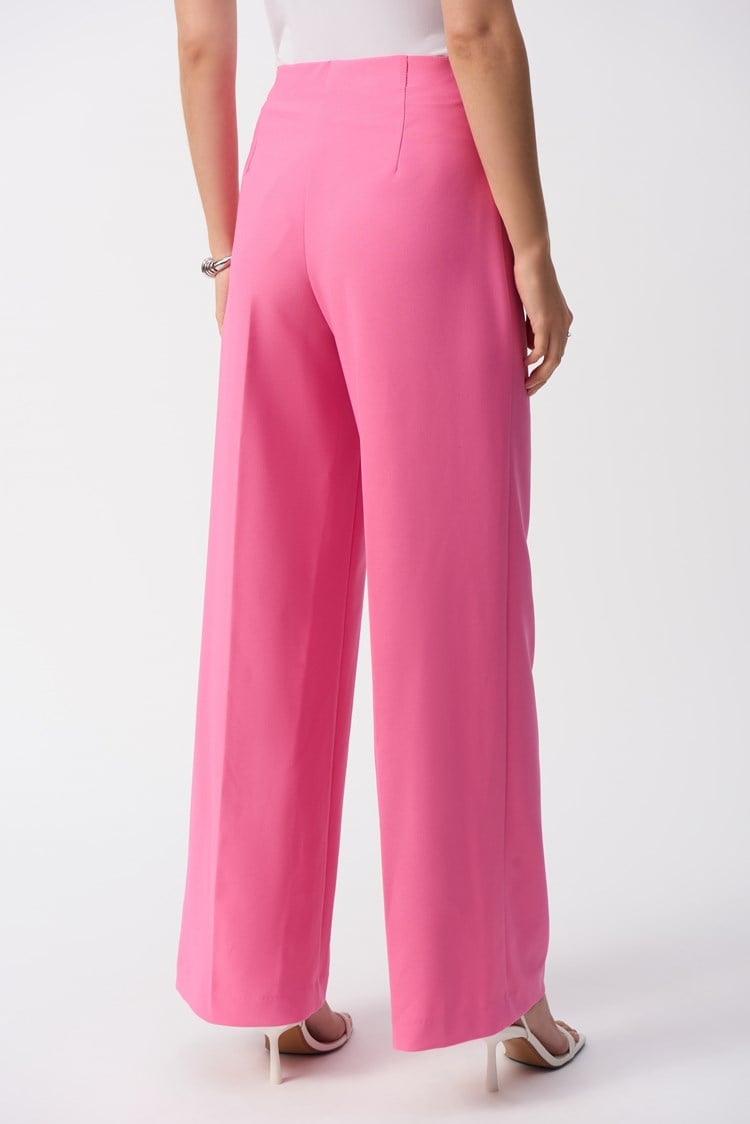 Joseph Ribkoff-Lux Twill Pull-On Wide-Leg Pants