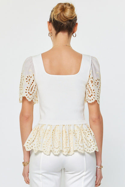Seabreeze Eyelet Top