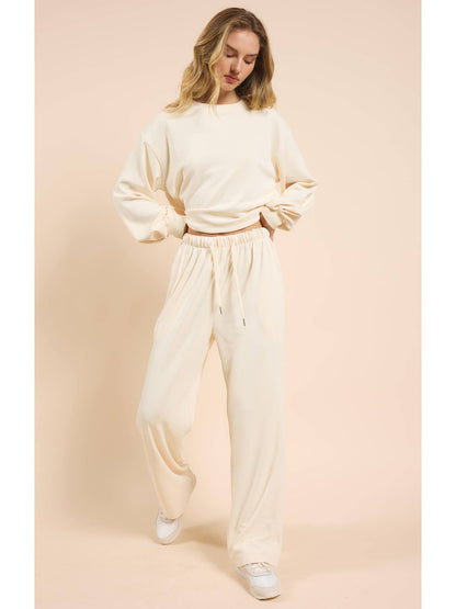 White Noise Wide Leg Pant