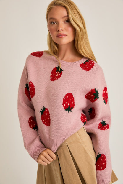 Be Berry Cute Sweater