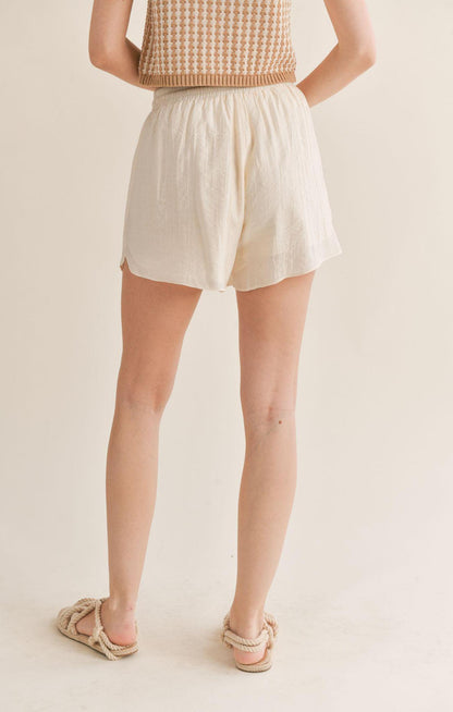 Clementine Crush Shorts|Ivory