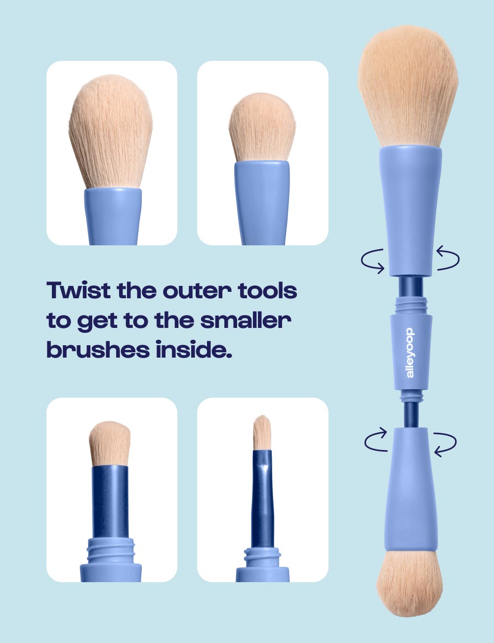 Multi-Tasker 4-in-1 Makeup Brush