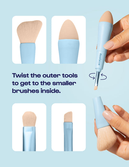 Multi-Tasker 4-in-1 Makeup Brush