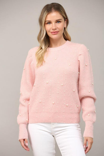 Pearls and Prosecco Sweater