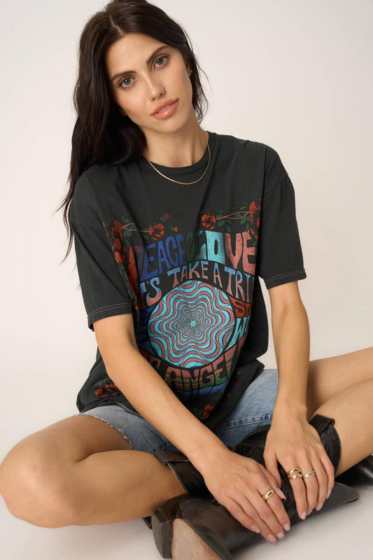 Peace & Love Relaxed Tee