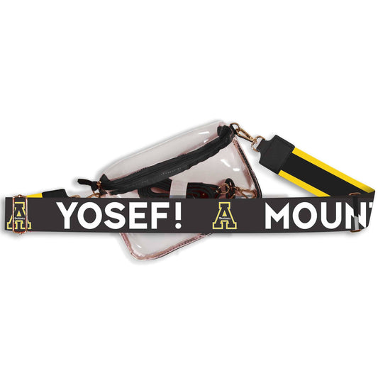 Appalachian State Hailey Clear Sling Bag with Logo Strap by Desden